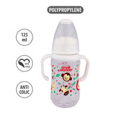 125ml Clear Feeding Bottle White - Small Wonder