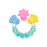 Rainbow Rattle Silicone Teether Green - Small Wonder