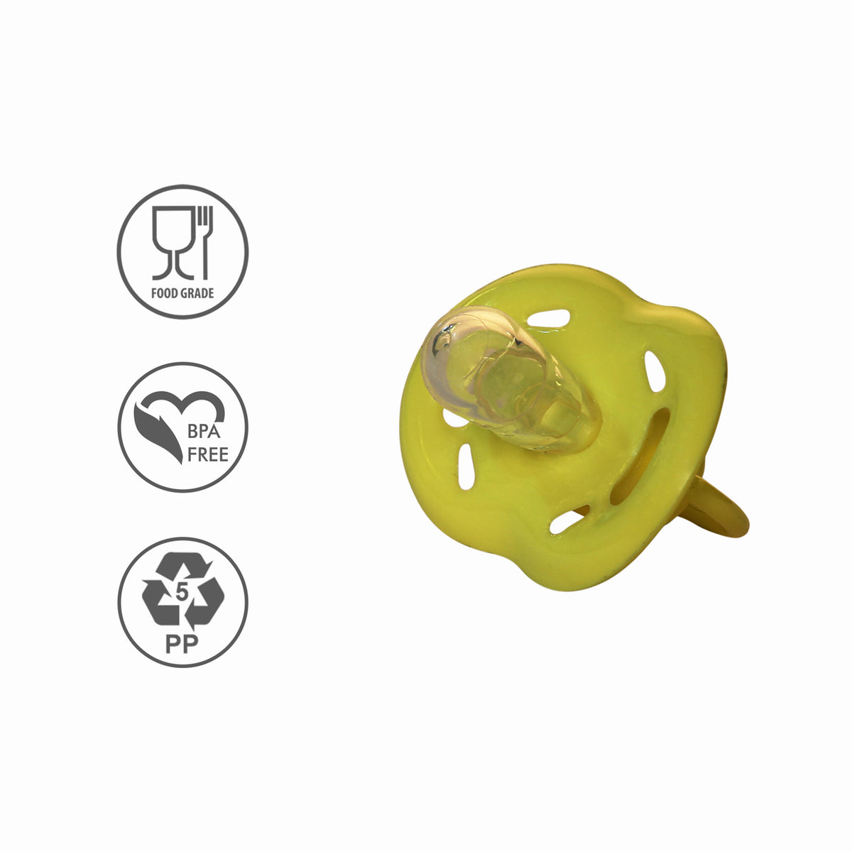 Yellow 2024 soothie pacifier