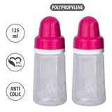 125ml Cherish Feeding Bottle Pink Pack Of 2 - Small Wonder