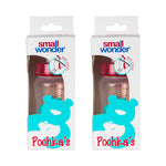250ml Wide Mouth Poohka's Bottle Red Pack Of 2 - Small Wonder