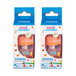 60ml Admire Feeding Bottle Orange Pack Of 2 - Small Wonder
