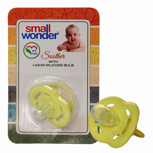 Small Wonder Liquid Silicone Soother Yellow